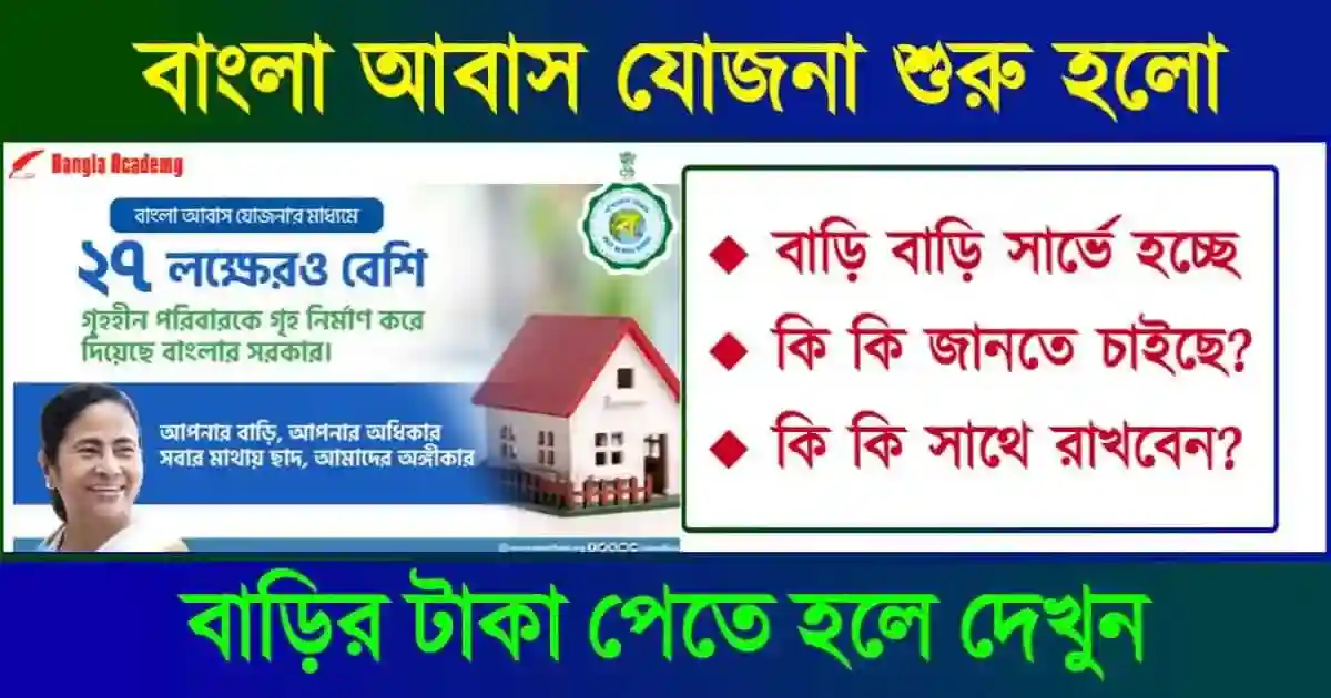 Bangla Awas Yojana: বাংলা আবাস যোজনা