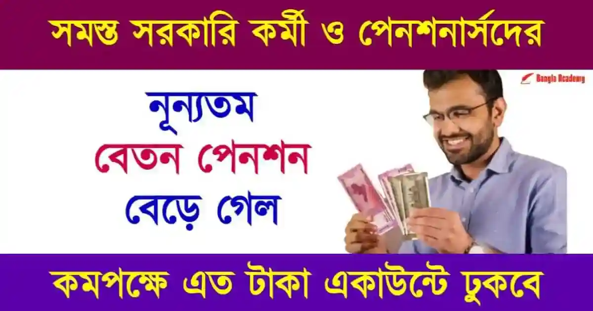 Minimum Pension for government employees