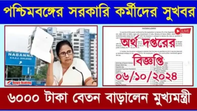 Salary Hike Announcement for West Bengal Employees