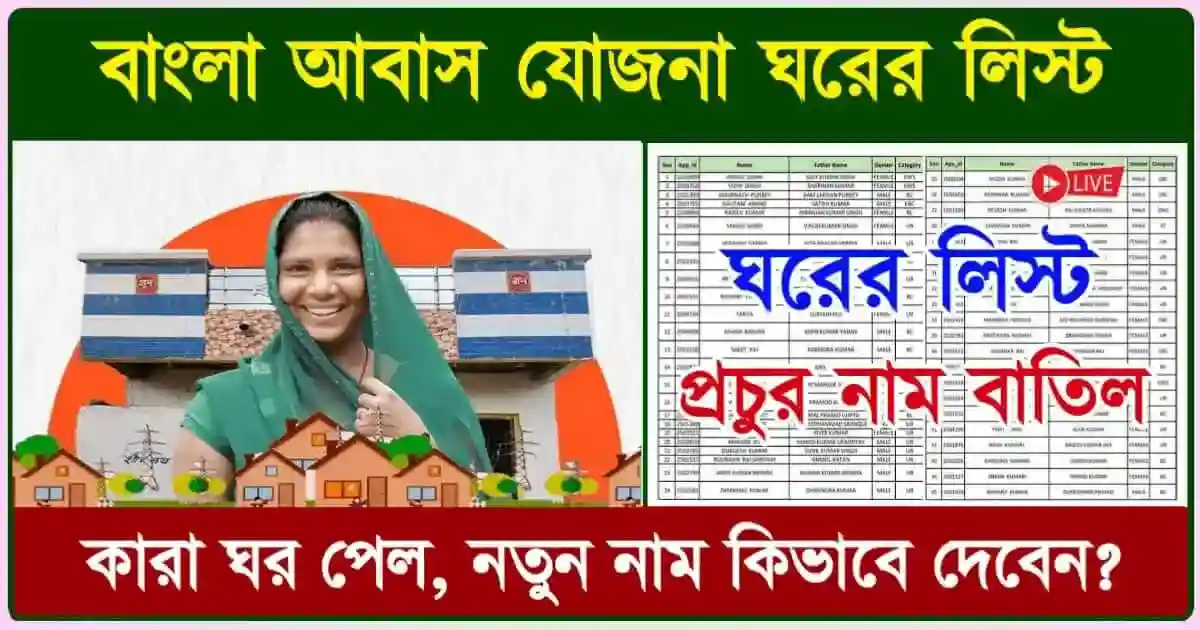 বাংলা আবাস যোজনা (Bangla Awas Yojana)