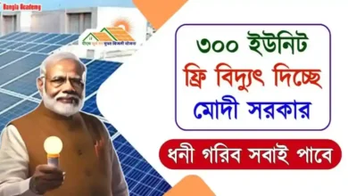 PM Surya Ghar Muft Bijli Yojana (প্রধানমন্ত্রী সূর্যঘর যোজনা)