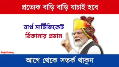 জাল বার্থ সার্টিফিকেট (Fake Birth Certificate)