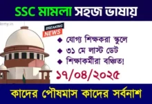 শিক্ষক নিয়োগ দুর্নীতি মামলায় (West Bengal SSC Scam)